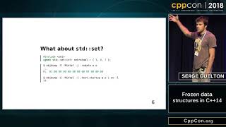 CppCon 2018 Serge Guelton “Frozen data structures in C14” [upl. by Larue]