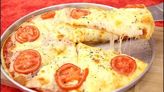 PIZZA DE TAPIOCA  SUPER RÁPIDA E FÁCIL  SAUDÁVEL E DELICIOSA  TEXTURA INCRÍVEL  Isamara Amâncio [upl. by Anassor]