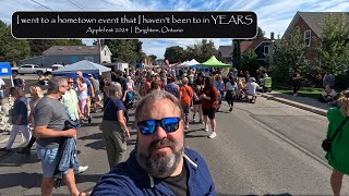 I went to a hometown event that I havent been to in YEARS  Applefest 2024 Brighton Ontario [upl. by Lian]