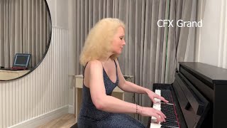 Yamaha CLP 785 CFX piano vs Chopin piano Fantaisie Impromptu Op 66 [upl. by Attelliw]