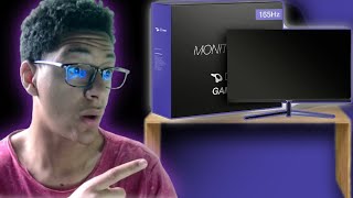 Unboxing Monitor Gamer Duex 24 Pol Full HD IPS 1ms 165Hz FreeSync [upl. by Anippesuig]