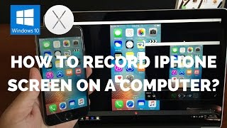 How to record iphone screen on a computer windowsmac video [upl. by Dor13]