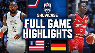 USA vs GERMANY  USAB SHOWCASE  FULL GAME HIGHLIGHTS  July 22 2024 [upl. by Nhabois]