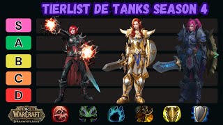 Tierlist de Tank  SEASON 4 Dragonflight [upl. by Fulks]