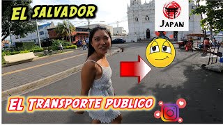 Japonesa en EL Trasporte publico en el salvador [upl. by Lewin380]