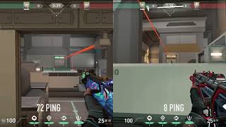 How ping affects Valorants peekers advantage [upl. by Siahc]