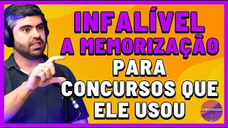 A Memorização que ele Usou Para Passar no Concurso Público [upl. by Amandie]