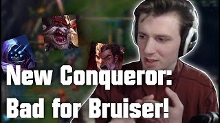 Hashinshin explains why new Conqueror is bad on Bruisers [upl. by Niltac62]