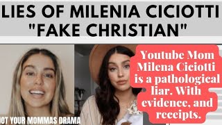 Lies of Milena Ciciotti  This Youtube Mom is Problematic  Lies about her pregnancy amp birth [upl. by Stoddard555]