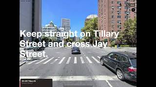 Finding the BrooklynBridge entry from the TourBus on Tillary and Flatbush Too Touristy P1 AD [upl. by Bronwen]