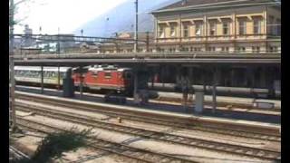 Bellinzona stazione Bahnhof SBB CFF FFS [upl. by Winwaloe396]