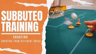 Subbuteo Training  Scoring from different areas [upl. by Arednaxela959]