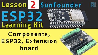 ESP32 Tutorial 2  Whats ESP32 Camera Extension Board unboxing SunFounders ESP32 IoT kit [upl. by Linker585]