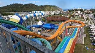 Rixos Premium Tekirova Hotel All Inclusive Waterpark Aquapark Kemer Antalya Turkey April Travel [upl. by Corbie]