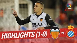 Resumen de Valencia CF vs RCD Espanyol 10 [upl. by Ardelis9]