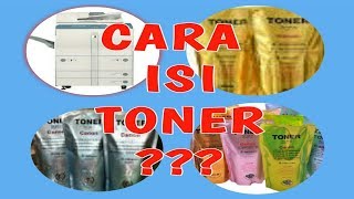 Cara mengisi tinta toner mesin fotocopy ir 5000 [upl. by Kcirneh9]