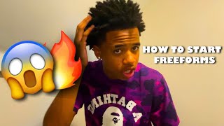 How To Start Freeform Dreads in 2024  Tutorial [upl. by Slotnick]