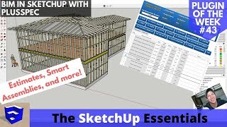 Smart Models in SketchUp with PlusSpec  The BIM Extension  Sketchup Plugin of the Week 43 [upl. by Hewet236]