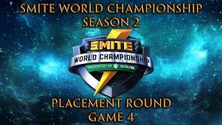 Smite World Championship 2016 Day 1  Game 4 [upl. by Adnowat]