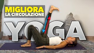 Yoga per la circolazione delle gambe  Lezione di yoga completa di 30 minuti [upl. by Kitarp275]