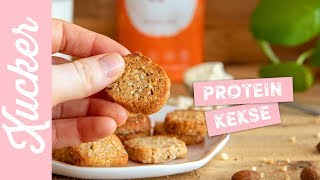 DIY Knusprige LowCarb Proteinkekse ohne Zucker [upl. by Sahpec]