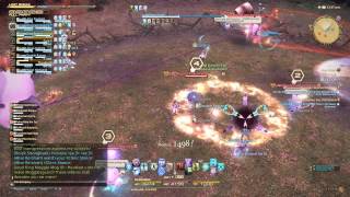 FFXIV ARR Thornmarch  Good King Moggle Mog  White mage view [upl. by Crooks]