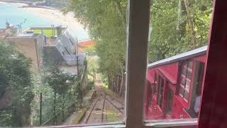 西班牙 圣塞巴斯蒂安 伊格尔山缆车 Funicular Monte Igueldo [upl. by Yeleen925]