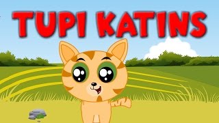 Tupi katins ant tvoros  Lietuviškos vaikiškos dainelės  Kitten Song in Lithaunian [upl. by Ocsinarf]