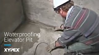 Waterproofing Elevator Pit with Xypex [upl. by Rosenthal]