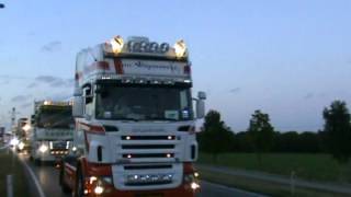 Truckrun 2012 dieselvuur in t avonduur deel 2mpeg [upl. by Ayikur]