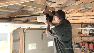 How To Install A Garage Door Opener [upl. by Anawad]