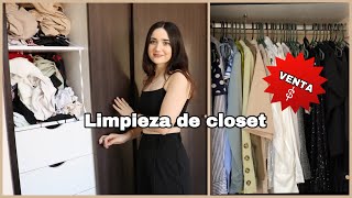 Limpieza EXTREMA de mi closet  EN VENTA [upl. by Kuster]