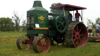 Rumely Oil Pull Model E Startup and Plowing [upl. by Nyrem]