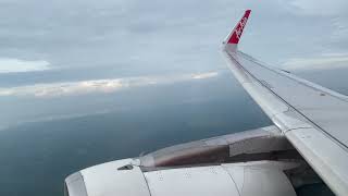 5102024 AirAsia  Airbus A320216 WL Landing at Sandakan Airport [upl. by Demitria737]