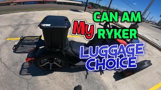 Can Am Ryker Sport LINQ Luggage System amp Why  CanAm Ryker RykerSport [upl. by Ellehcram]