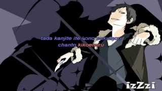 KARAOKE Durarara ED1  Trust me  instrumental  lyrics [upl. by Tudela57]