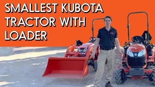 What is the smallest Kubota tractor with a loader [upl. by Gellman]