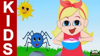 Little Miss Muffet  Nursery Rhymes With Lyrics By TingooKids [upl. by Edrick906]