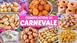 COMPILATION DOLCI DI CARNEVALE  Mille Ricette Facili di Benedetta [upl. by Ahsil]