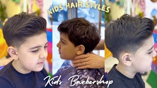 Simple Haircut Pompadour Style For Boys  Hair Models [upl. by Yrrej]