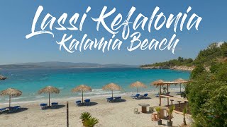 Kefalonia Greece Lassi Kalamia beach walking tour [upl. by Cate]