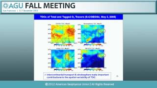 Fall Meeting 2012 Tropospheric Ozone Profiles [upl. by Cyrillus792]