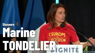 « L’Europe c’était l’horizon »  Marine Tondelier à Lille [upl. by Adnaerb]