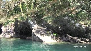 BANKS OF THE RIVER DART PART 13 BOAT MOOR MOORINGS TO KINGSWEAR CASTLE DARTMOUTH UK [upl. by Yekcin238]