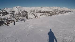 Vialattea  Skiing 2023  Sestriere  black pistes 31 and KN Olimp [upl. by Inatsed281]