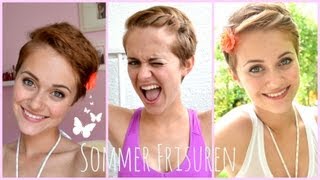 SUMMER HAIRSTYLES für KURZE HAARE  no heat [upl. by Seagraves]