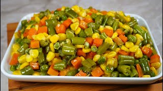 Easy and tasty Ive been cooking vegetables using this recipe for few years  Happycall Double Pan [upl. by Lipson]