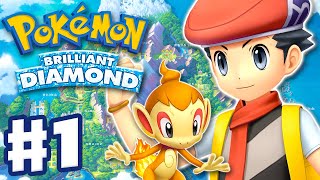 Pokemon Brilliant Diamond and Shining Pearl  Gameplay Walkthrough Part 1  Sinnoh Region Intro [upl. by Arag]