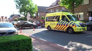 Aankomst politie bij aanrijding met letsel Baarle Nassau [upl. by Keeryt]