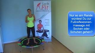 Trampolin Einführung Sicherheitshinweise  Schuhe oder barfuß Video Trampolintraining [upl. by Hardner866]